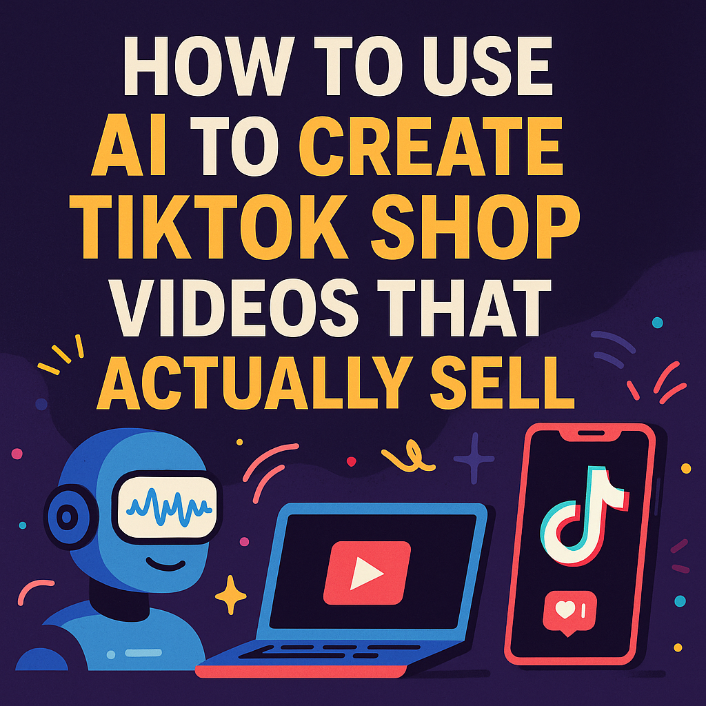 How to Use AI to Create TikTok Shop Videos That Actually Sell